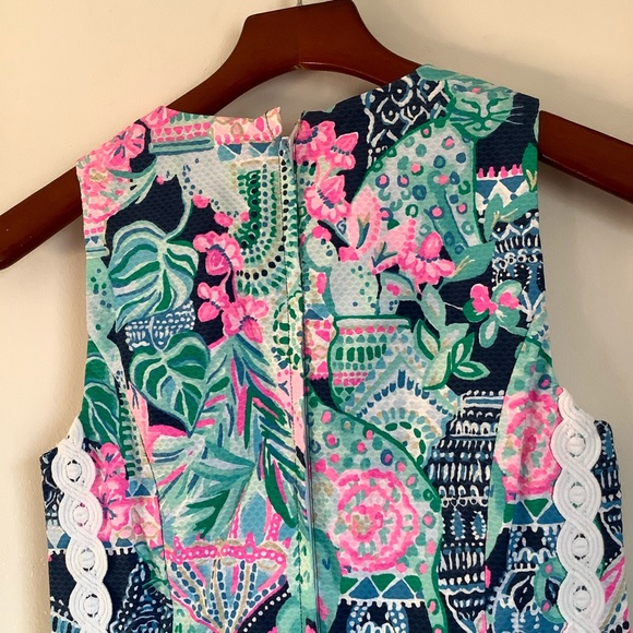 Lilly Pulitzer Mila Stretch Shift Looking Sharp Multi Color Dress NWT SZ 00 $178 - Picture 6 of 12